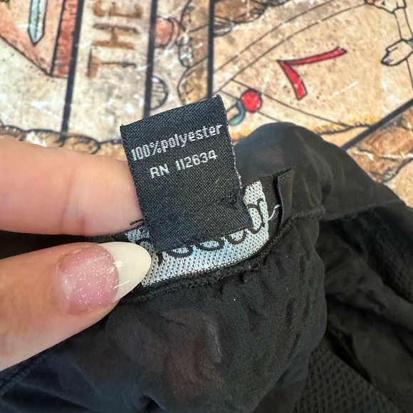 Black Draped Blouse with Short Sleeves-S/M Great for layering! - Picture 3 of 6